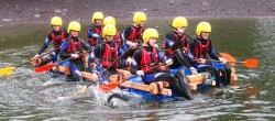 Duke of Edinburgh raft building